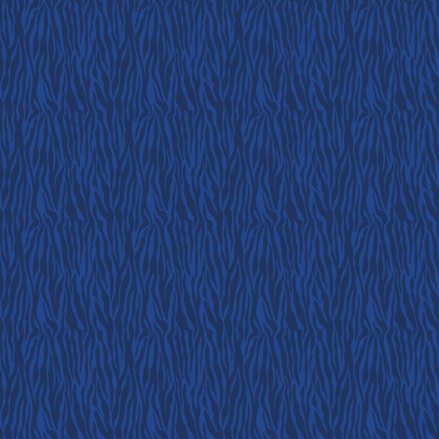 Two Blue Zebra Pattern Acrylic Sheets - CMB Pattern Acrylic